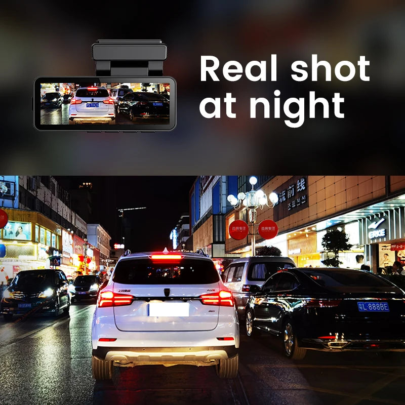 Mini Dashcam 4K X20 | Doble Lente, WiFi, GPS, Pantalla Táctil IPS 3.2" y Batería Integrada