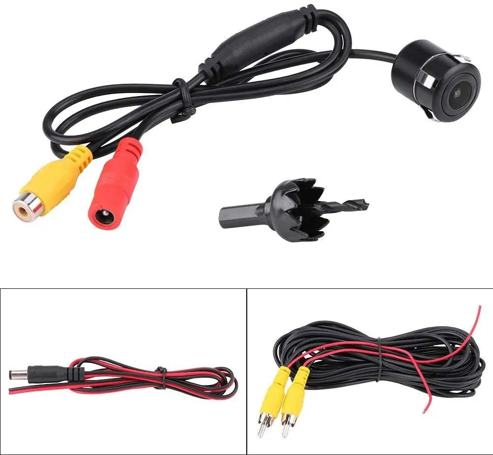 Mini Cámara de Reversa IP68 18.5mm | Oculta en Paragolpes, Visión Nocturna y Ángulo 120°