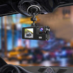 Cámara dashcam para automoviles de 3 canales WiFi 1080P , con grabación frontal e interior+ memory 32Gb