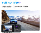 Sistema DVR Y15 WiFi | 3 Cámaras Simultáneas Frente, Interior y Trasera | 1080P Impermeable