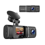 Dashcam Full HD 1080P Doble Lente | Visión Nocturna, GPS y Monitor de Estacionamiento