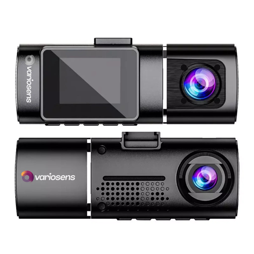 Dashcam Full HD 1080P Doble Lente | Visión Nocturna, GPS y Monitor de Estacionamiento