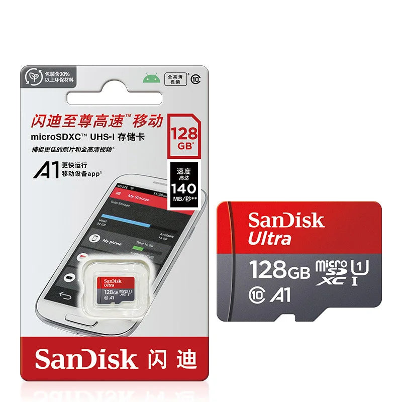 Tarjeta de Memoria SanDisk para Dashcam – 32GB / 64GB / 128GB / 256GB Clase 10
