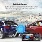 Cámara de salpicadero para coches, aplicación WIFI, DVR para coche, cámara frontal de 2/3 lentes, grabadora de vídeo, cámara de visión trasera para vehículo, caja negra, accesorios para coche