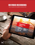 Tarjeta de Memoria SanDisk para Dashcam – 32GB / 64GB / 128GB / 256GB Clase 10
