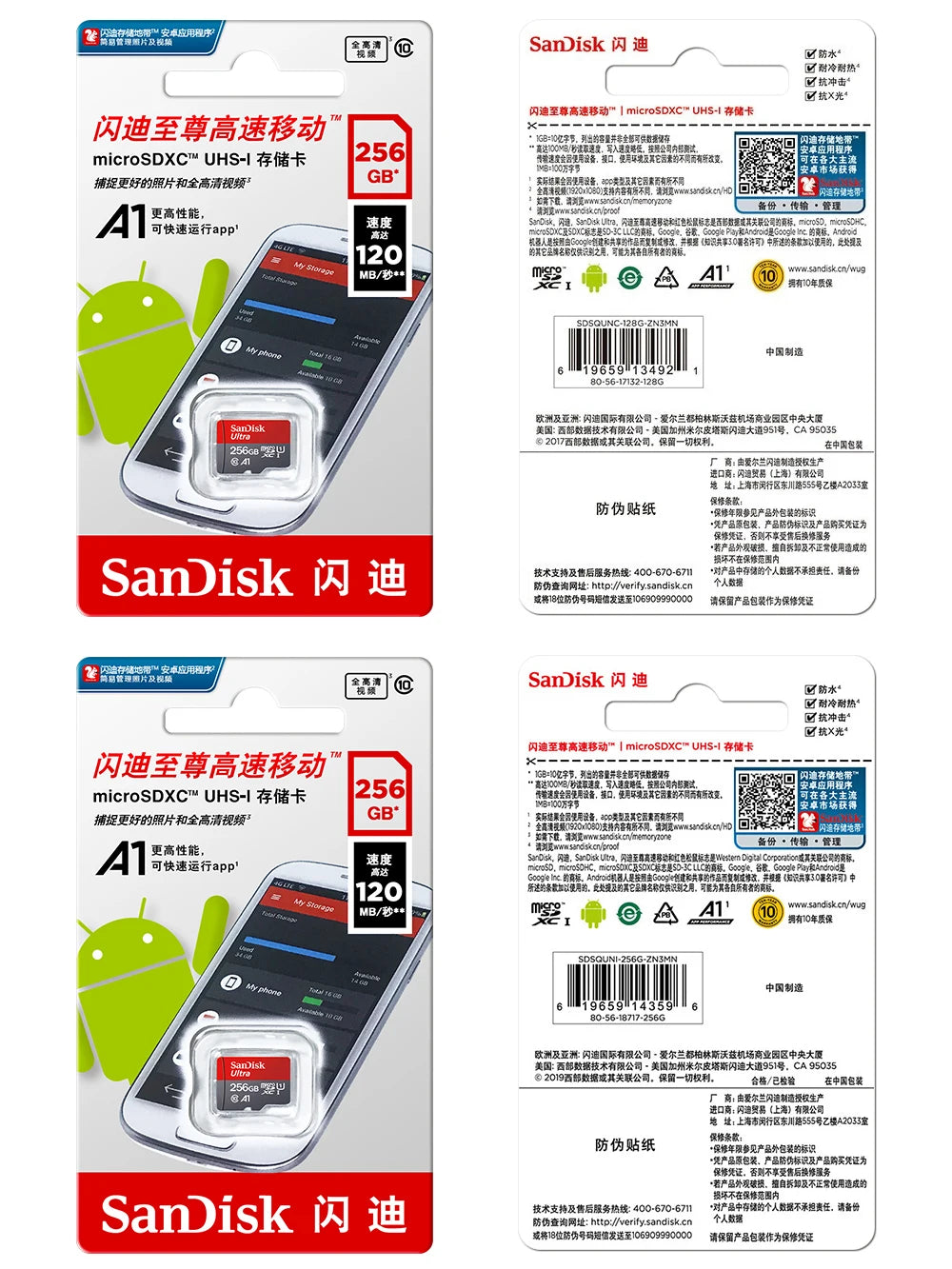 Tarjeta de Memoria SanDisk para Dashcam – 32GB / 64GB / 128GB / 256GB Clase 10