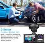Dashcam 1080P con 2 o 3 Cámaras | Visión Nocturna, G-Sensor y Monitor de Estacionamiento