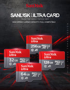 Tarjeta de Memoria SanDisk para Dashcam – 32GB / 64GB / 128GB / 256GB Clase 10